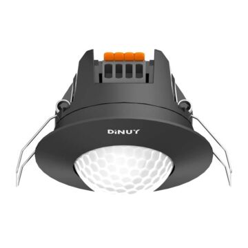 Detector bluetooth 360º empotrable en techo negro