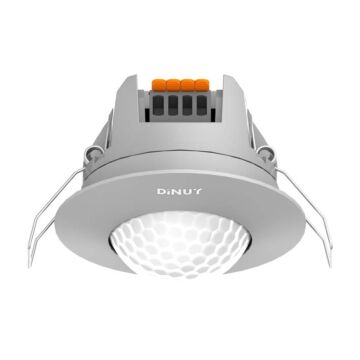 Detector bluetooth 360º empotrable en techo plata