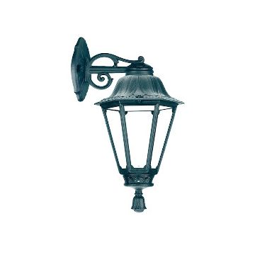 Aplique clásico indura medium 6 ip55 e27 42w negro