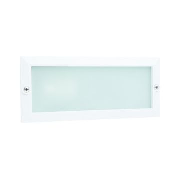 Empotrable pared xaloc ip44 e27 20w 95° blanco