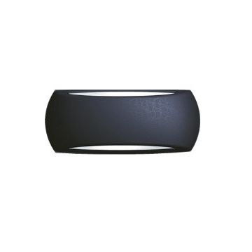 Aplique calm e-27 led 6w negro