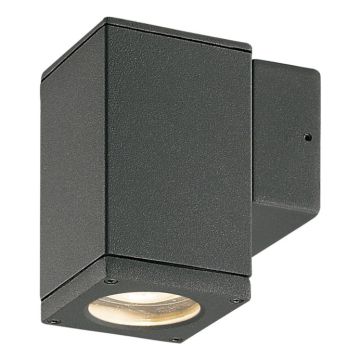 Aplique cub ip54 gu10 35w antracita