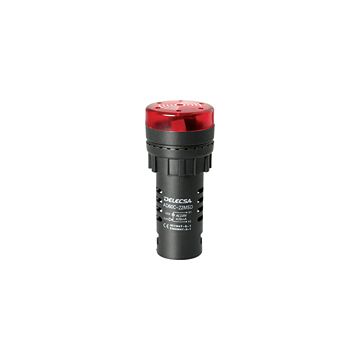 Piloto d-7714 220v zumbador rojo bornes