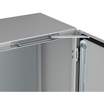 Tope de puerta, acero inox.
