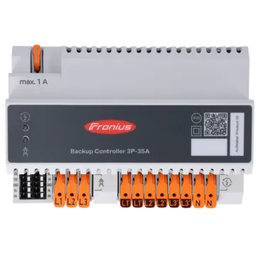 Controlador full backup Fronius GEN24 PLUS en instalaciones monofásicas y trifásicas hasta 35A
