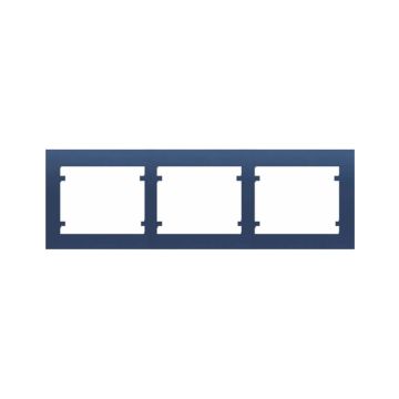 Marco 3 elementos horizontal serie iris en azul ming