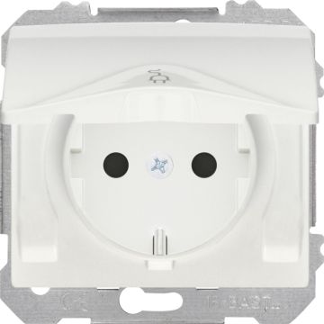 Iris estanca ip44, base enchufe 2p+t con seguridad 10 a 250 v~