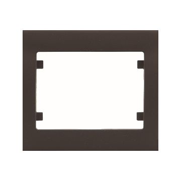 Iris, marco 1 elemento horizontal - vertical, chocolate