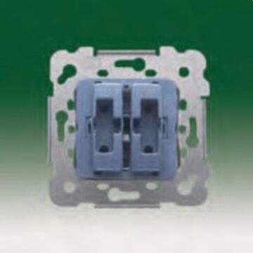 Mecanismo doble pulsador 10 a 250 v~