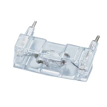 Iris, señalizador luminoso led azul para mecanismos dobles 230 v~. señalizador luminoso para todos l