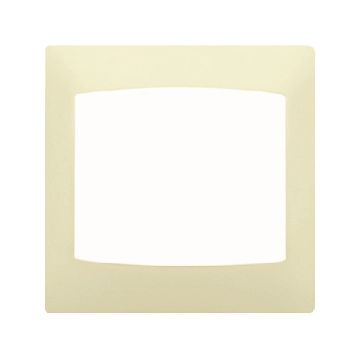 Placa 2 elementos horizontal serie coral sin bastidor en beige