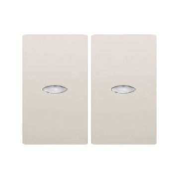 Iris, juego teclas doble interruptor /doble conmutador con difusor