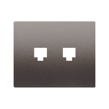 Iris, tapa para adaptador doble (rj11-rj45)