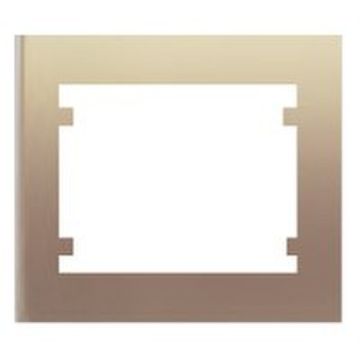 Iris, marco 3 elementos horizontal, dorado odisea