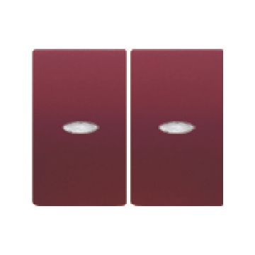Iris, juego teclas doble interruptor /doble conmutador con difusor