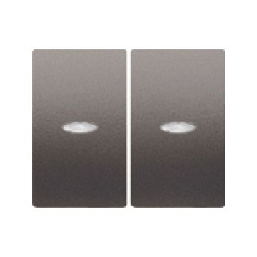 Iris, juego teclas doble interruptor /doble conmutador con difusor