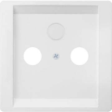 Style, tapa tv-fm-r/tv-sat 2/3 salidas, blanco mate