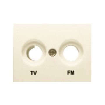 Tapa tv-fm serie coral en beige