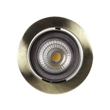 Pro 634d - foco technical - empotrable - basculante - sin tecnología - color cuero satinado