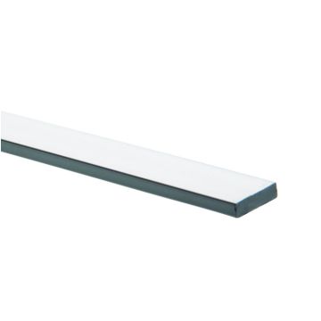 Pro 700 - pletina de 1 metro - superficie 12,8mm. - para tiras led ip20 e ip65 - color aluminio - ga