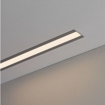 Perfil aluminio 2m para tiras led empotrable 30x10,5mm