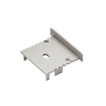 Tapa lateral con orificio para perfil 776 2 metros gris