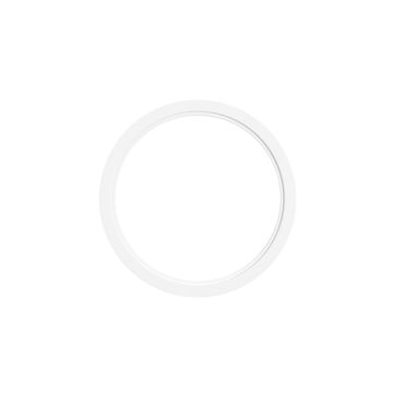 Aro de aluminio de expesor 4mm, diametro 150mm color blanco mate (para refs. 50308 y 51908)