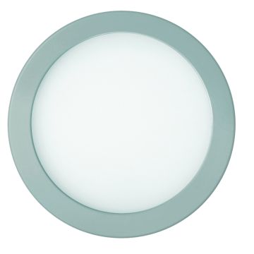 Empotrable circular nuva led 18w 5700k cromo mate