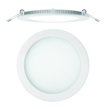Luminaria superficie nuva eco led circ.18w 4000k 1480lm d.220mm cr mt