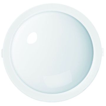 Aplique estanco oval 10w 4500ºk ip44 blanco