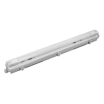 Pantalla estanca ip65 cableada para tubo led 1x9w