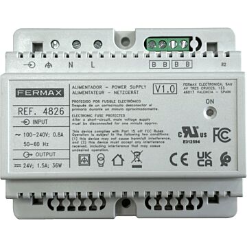 Alimentador+filtro din6 24vdc-1.5a