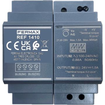 Alimentador kit way din4 24vdc-1.5a