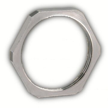 Tuerca pg 29 laton niquelado
