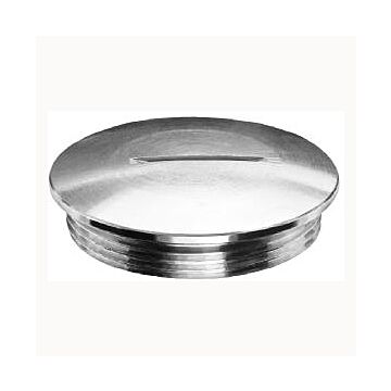 Tapón cabeza redonda pg13,5 latón niquelado