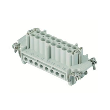 Base westec "gwconnect" s-e conexion c/tornillo  6p 16a 500v