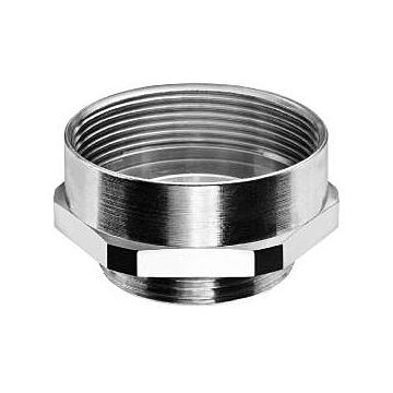 Adaptador de rosca  pg 21/m32 latón niquelado