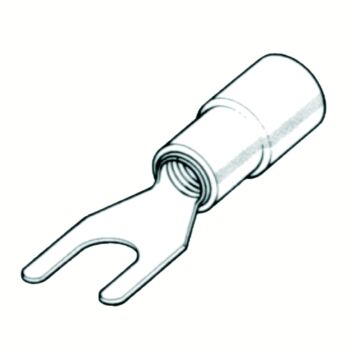 Terminal bm horquilla aislado 1,5 mm2 tornillo d. 6 mm