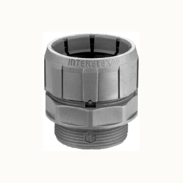Racor recto "nylofix" dn29 pg 29 pa gris