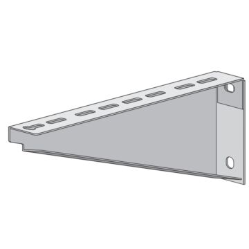 Soporte para pared o perfiles "c" 200 mm inoxidable