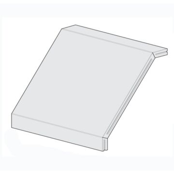 Tapa cambio de nivel convexo 150 mm galv. sendzimir
