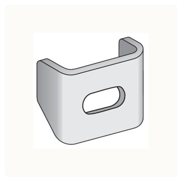 Tope soportes perfil "omega" galvanizado en caliente