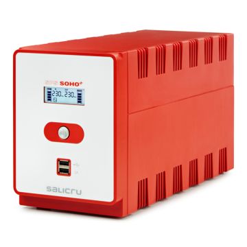 Salicru sps 2200 soho+ – sistema de alimentación ininterrumpida (sai/ups) de 2200 va line-interactive y con doble cargador usb