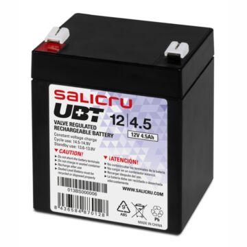 Salicru ubt 12/4,5 - bateria agm recarregable de  4,5 ah / 12 v