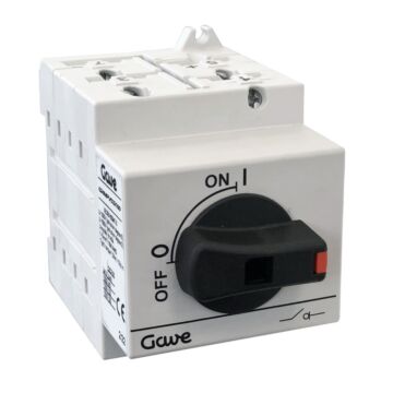 Interruptor-seccionador modular pv 1000v 25a, 2 circuitos