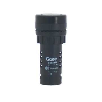 Zumbador sonoro 24v negro