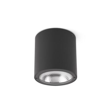 Plafón goz led 8w 3k gris oscuro