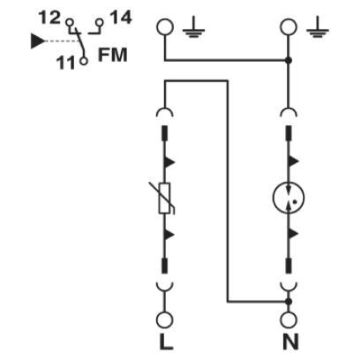 Descargadores de corrientes de rayo/de sobretensiones tipo 1/2