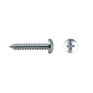 Tllo. chapa alomada philips din/ref 7981 4,2x38 zincado 250 un