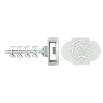 Insertfix, cabeza grande 6, gris, bote plástico, 125 un
